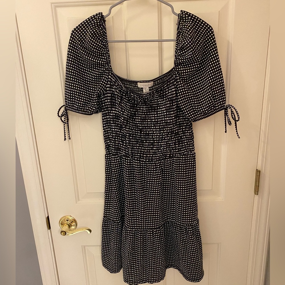Topshop Gingham Dress, 8